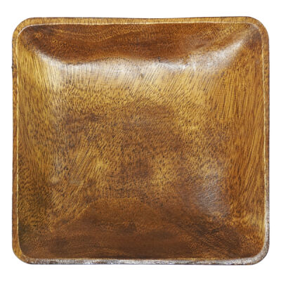 [OUT OF STOCK] Acacia Square Tray 8" x 8" Thumbnail