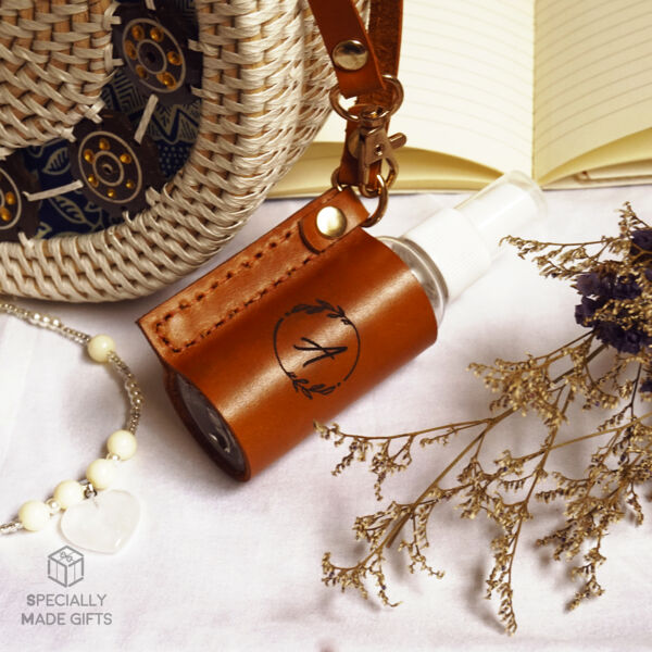 Genuine Leather Alcohol Holder Thumbnail