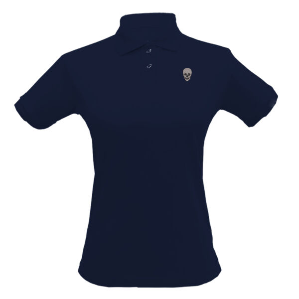 Skull Embroidery Polo Shirt Thumbnail
