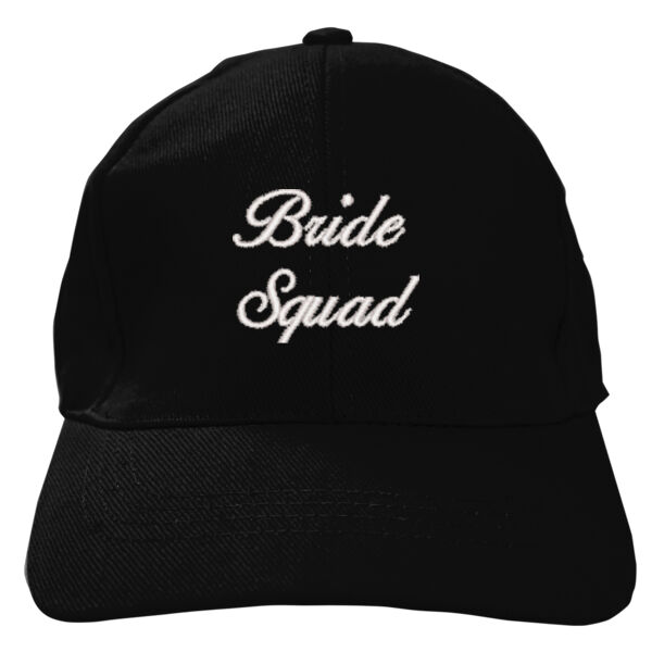 Bride Squad Embroidered Baseball Cap Thumbnail