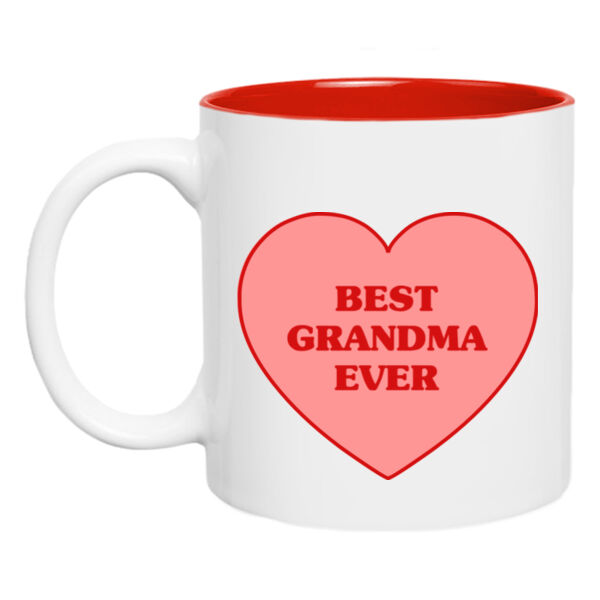 Best Grandmom Ever Personalized Photo Inner Colored Mug Thumbnail