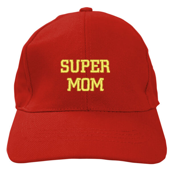 Supermom Personalized Embroidered Adult Baseball Cap Thumbnail