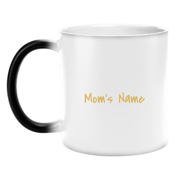 Photo in Gold Polaroid Frame Personalized Magic Mug Thumbnail