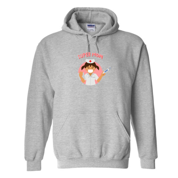 Super Mom Healthcare Pullover Hoodie (Light) Thumbnail