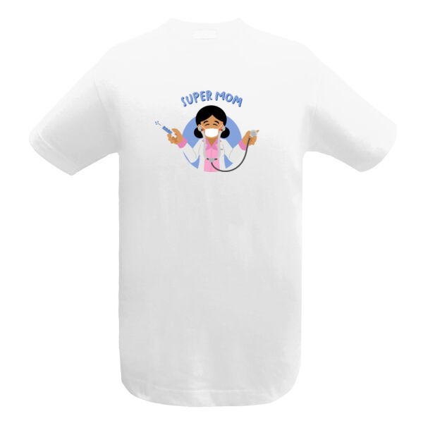 Super Mom Doctor Tee (Dark) Thumbnail