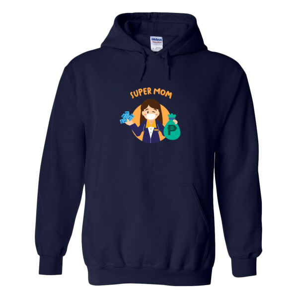 Super Mom Banker Pullover Hoodie (Fair) Thumbnail