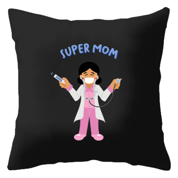Super Mom Doctor Pillow Full Body (Light) Thumbnail