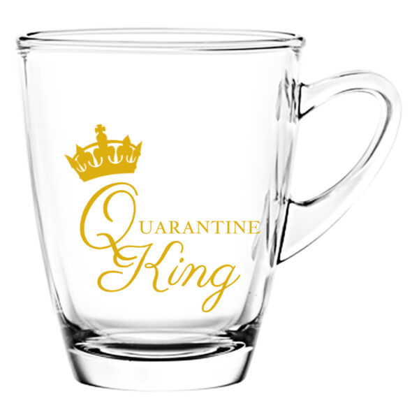 Quarantine King Glass Mug Thumbnail
