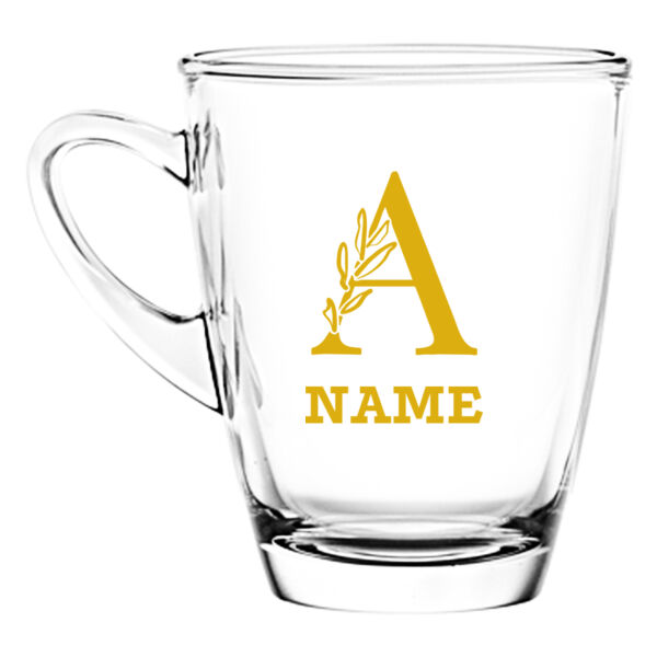 A Leaf Monogram Personalized Mug Thumbnail