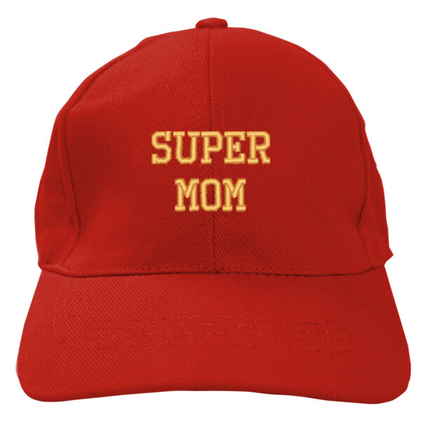 Supermom Personalized Embroidered Adult Baseball Cap Thumbnail