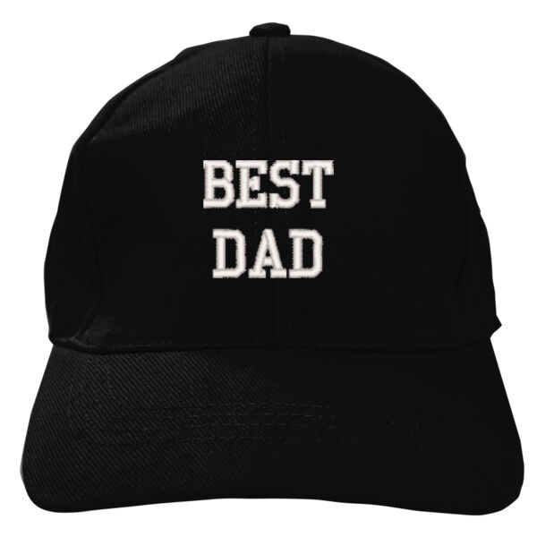Best Dad Embroidered Cap 2 Thumbnail