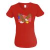 Ladies V-Neck T-Shirt Thumbnail